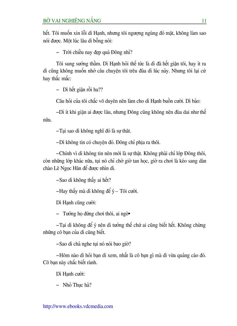 image for page Nguyễn Nhật Ánh Bờ vai nghiêng nắng