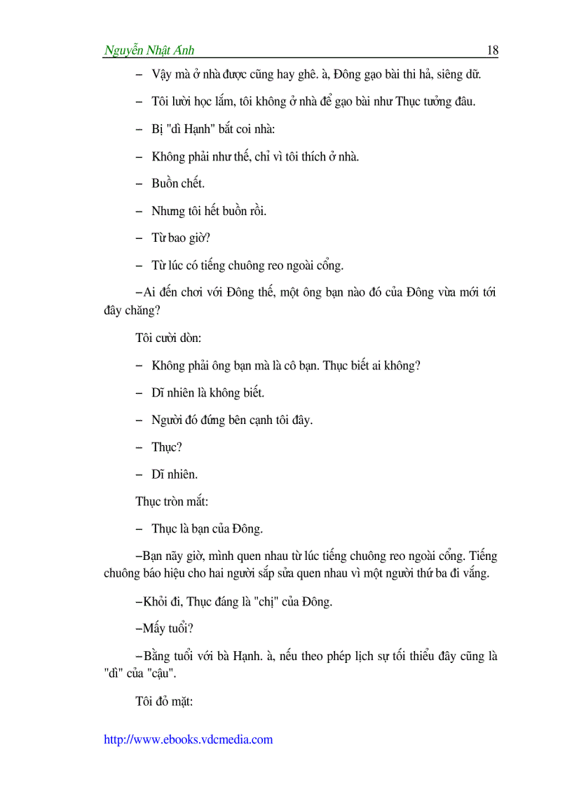 image for page Nguyễn Nhật Ánh Bờ vai nghiêng nắng