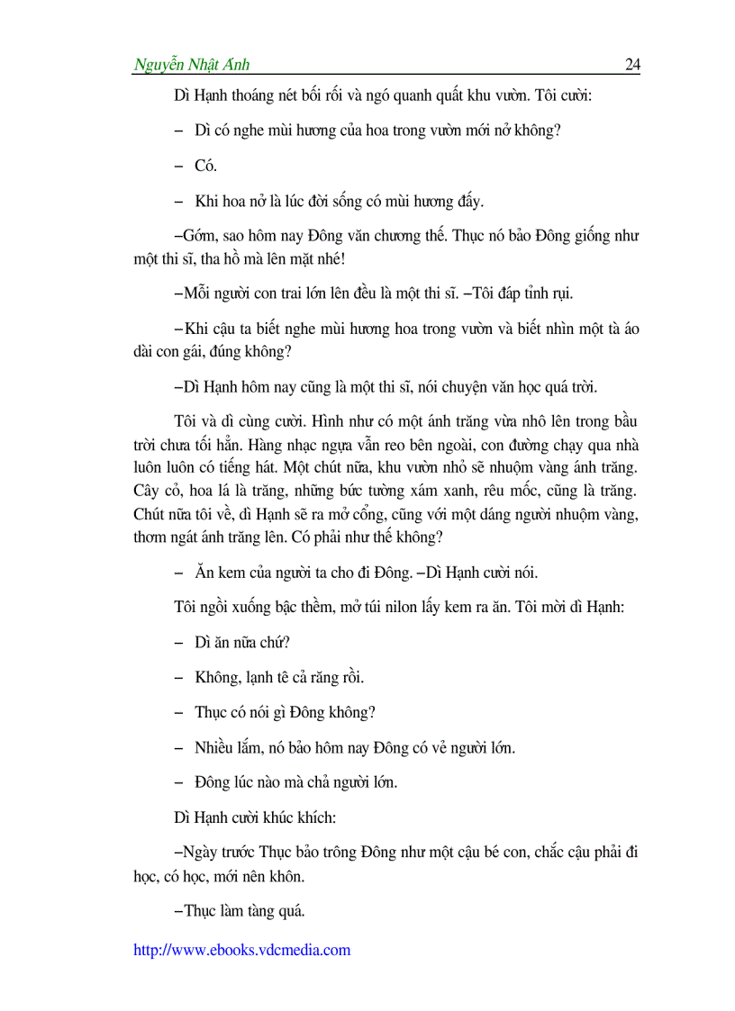 image for page Nguyễn Nhật Ánh Bờ vai nghiêng nắng