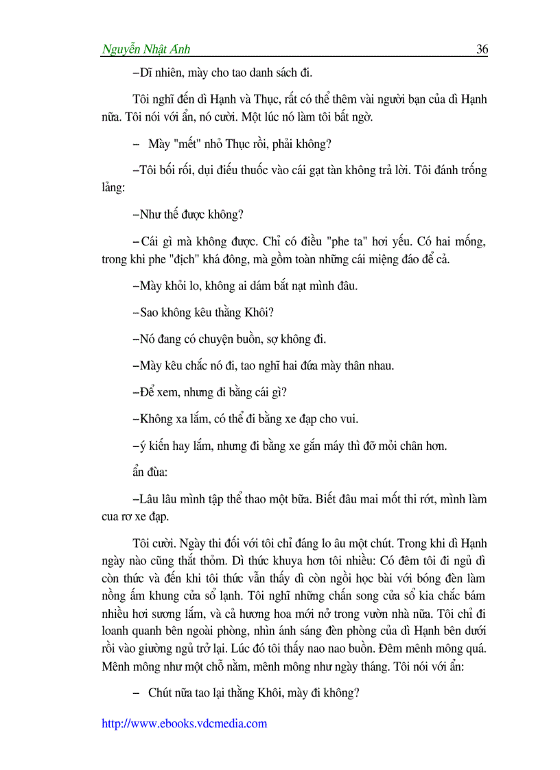 image for page Nguyễn Nhật Ánh Bờ vai nghiêng nắng