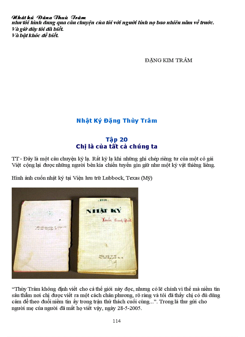 image for page Nhật Kí Đặng Thùy Trâm
