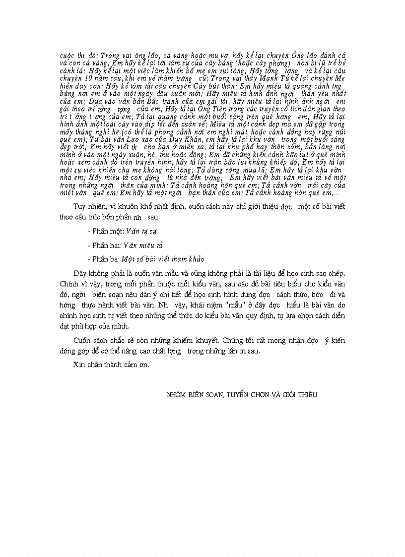 image for page Nhung bai van mau lop 6