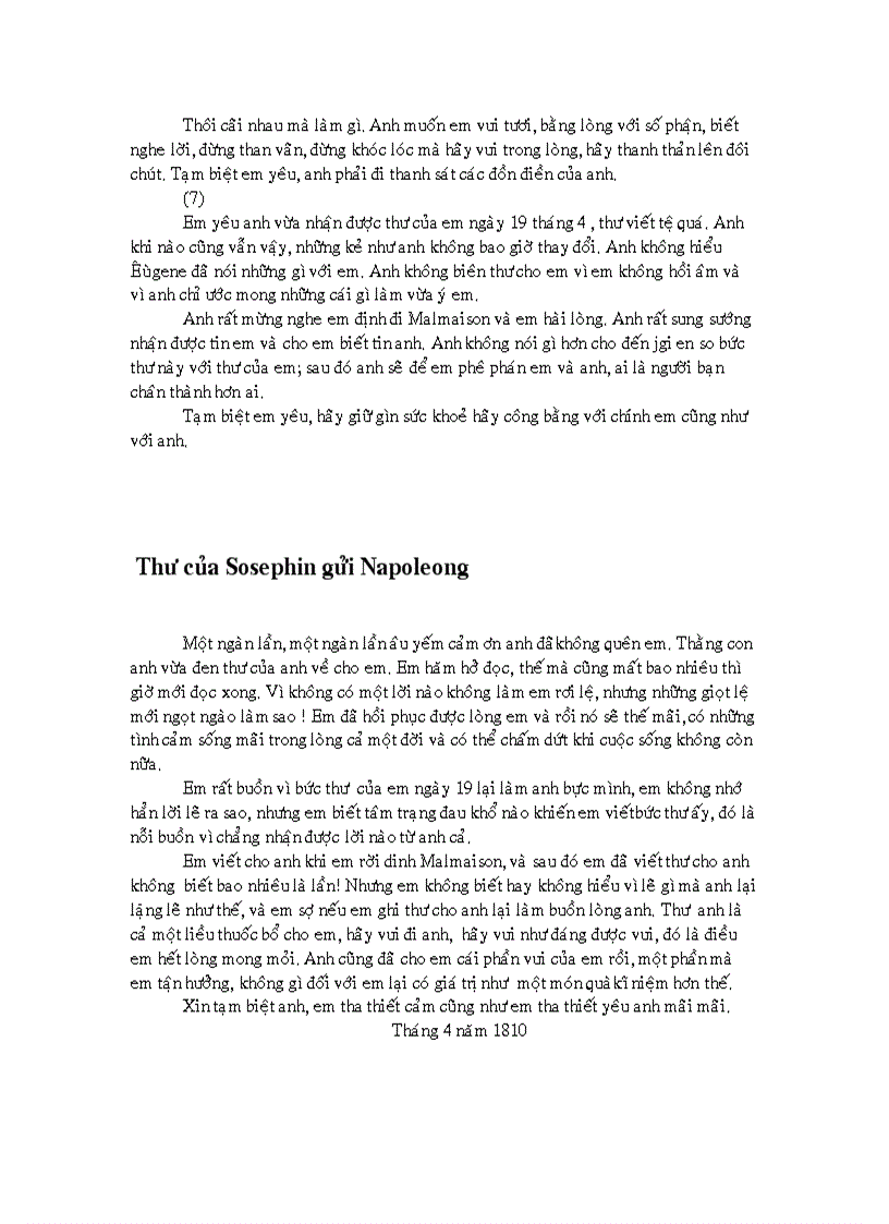 image for page Những bức thư tình của Napoleông gửi Sosephine