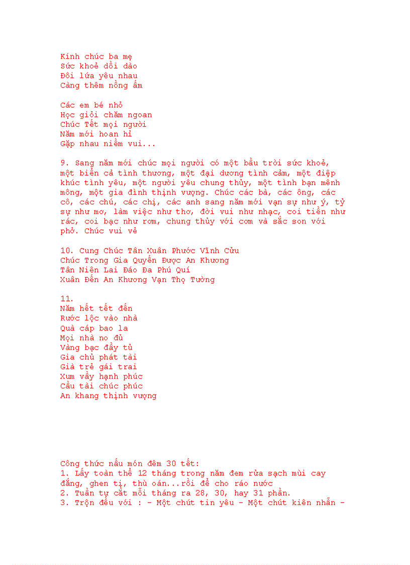 image for page Những câu chúc tết hay