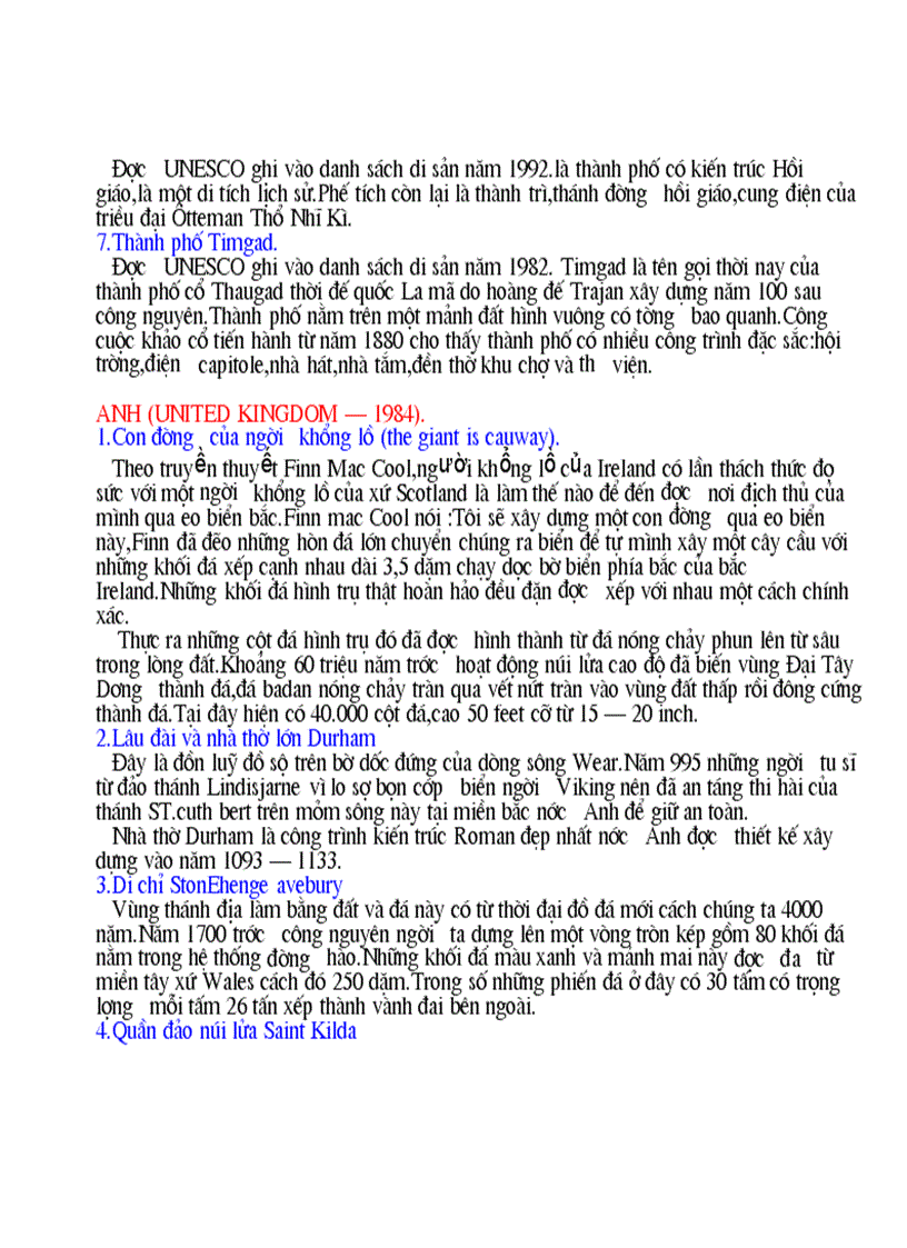 image for page Những di sản nổi tiếng thế giới