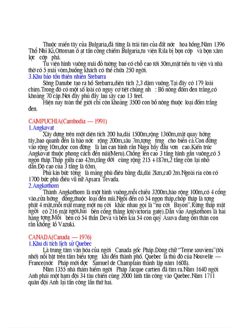 image for page Những di sản nổi tiếng thế giới