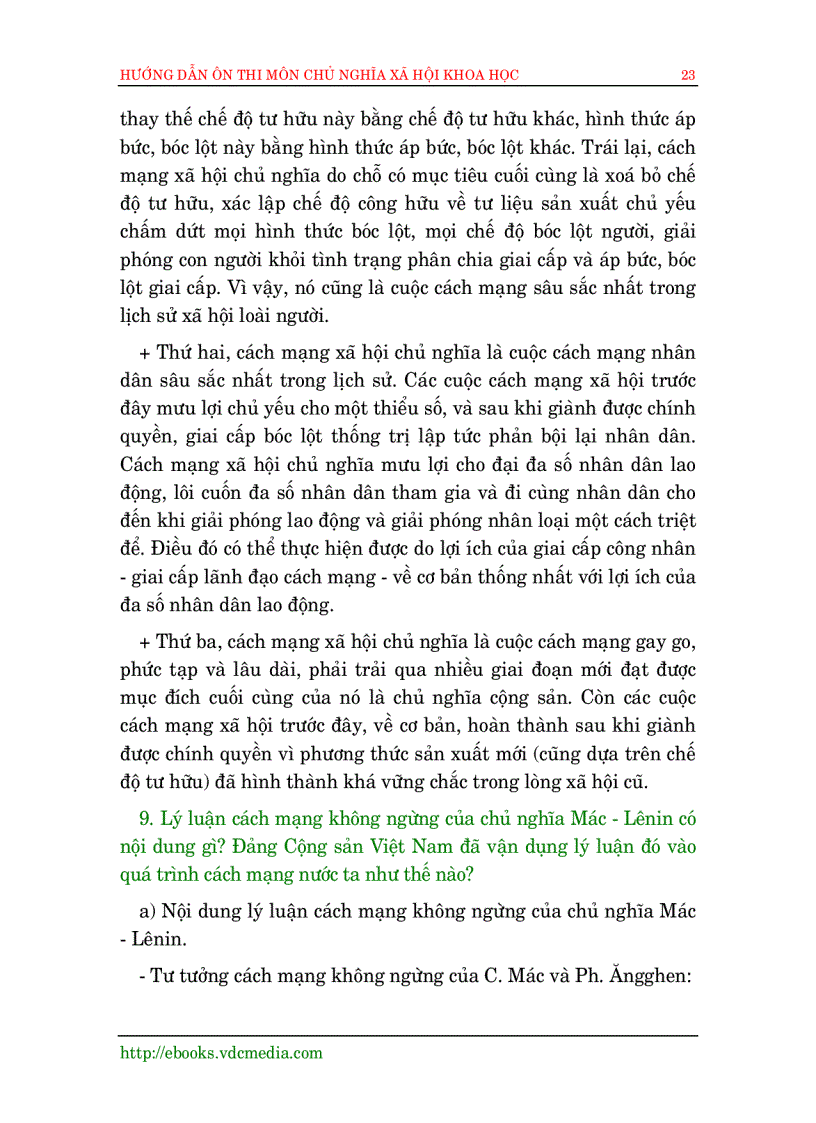 image for page Ôn thi môn CNXHKH