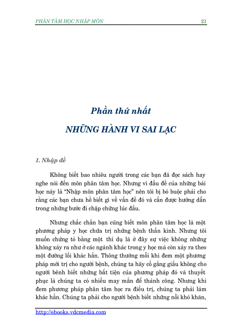 image for page Phân tâm học nhập môn