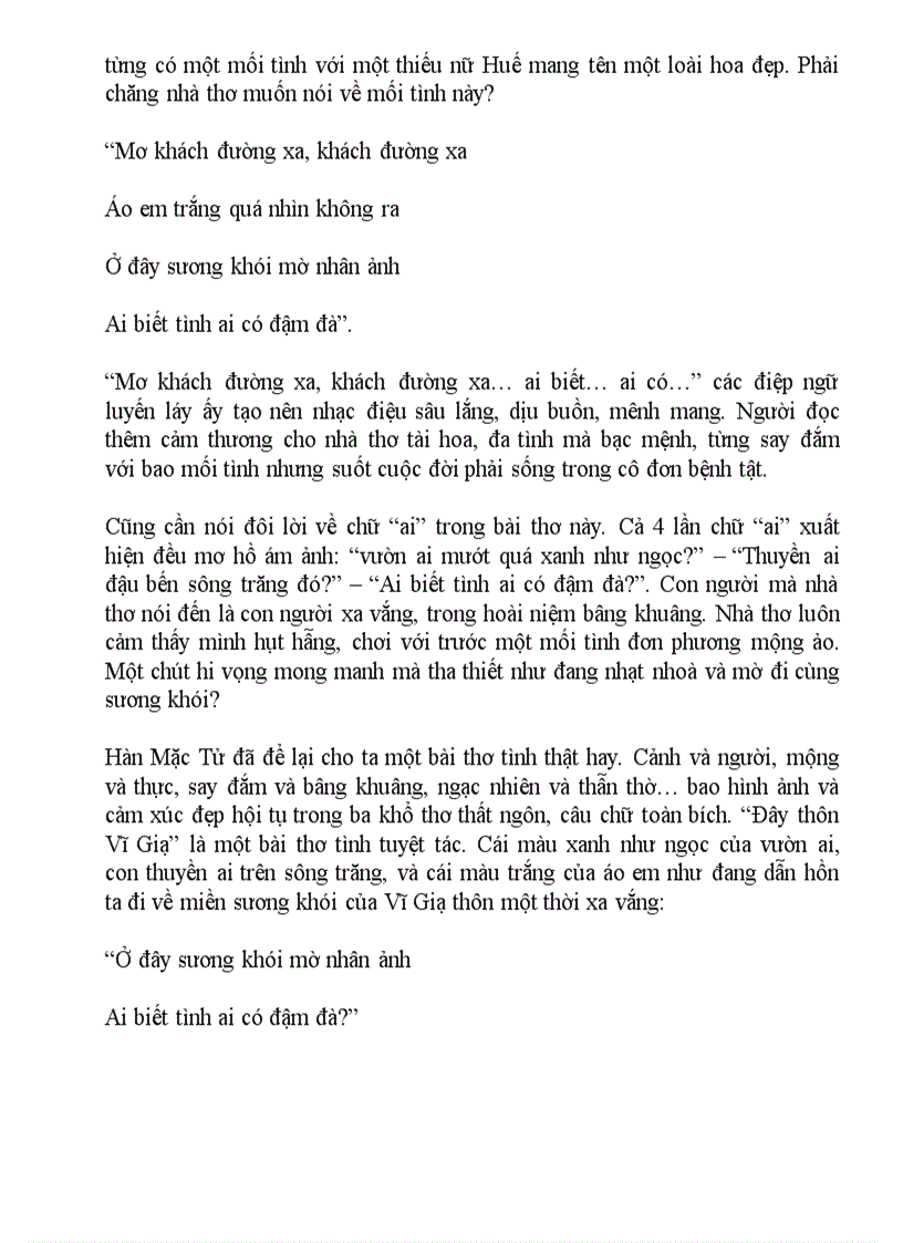 image for page Phân tích bài thơ Đây thôn Vĩ Dạ