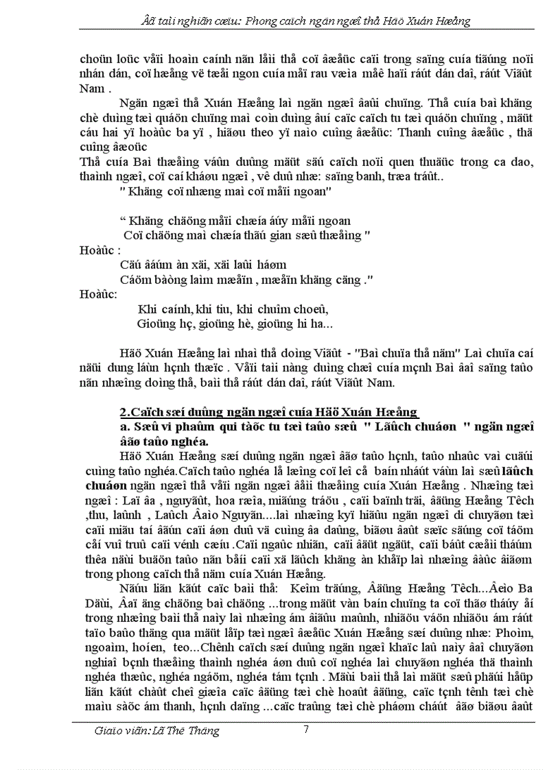 image for page Phong cách ngôn ngữ thơ Hồ Xuân Hương