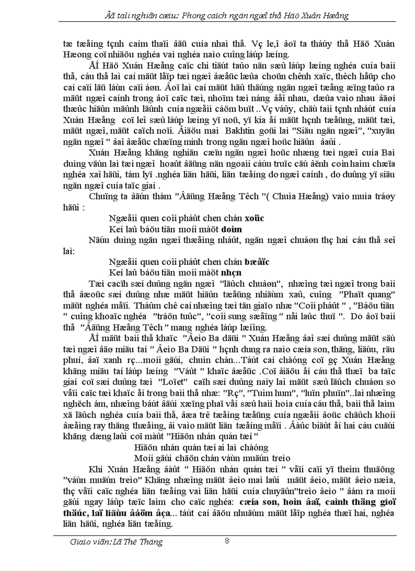 image for page Phong cách ngôn ngữ thơ Hồ Xuân Hương