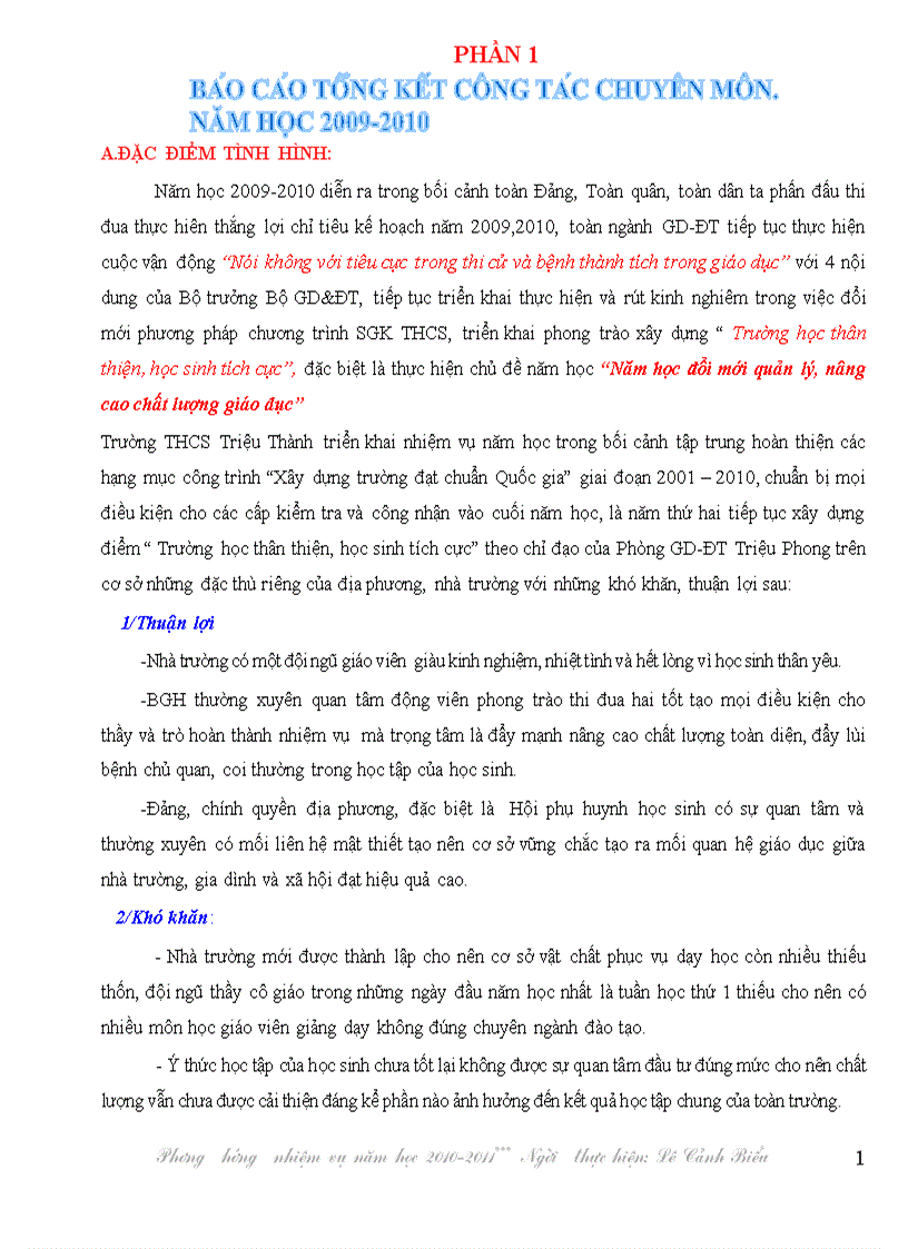 image for page Phương hướng nhiệm vụ CMTHCS 2010 2011