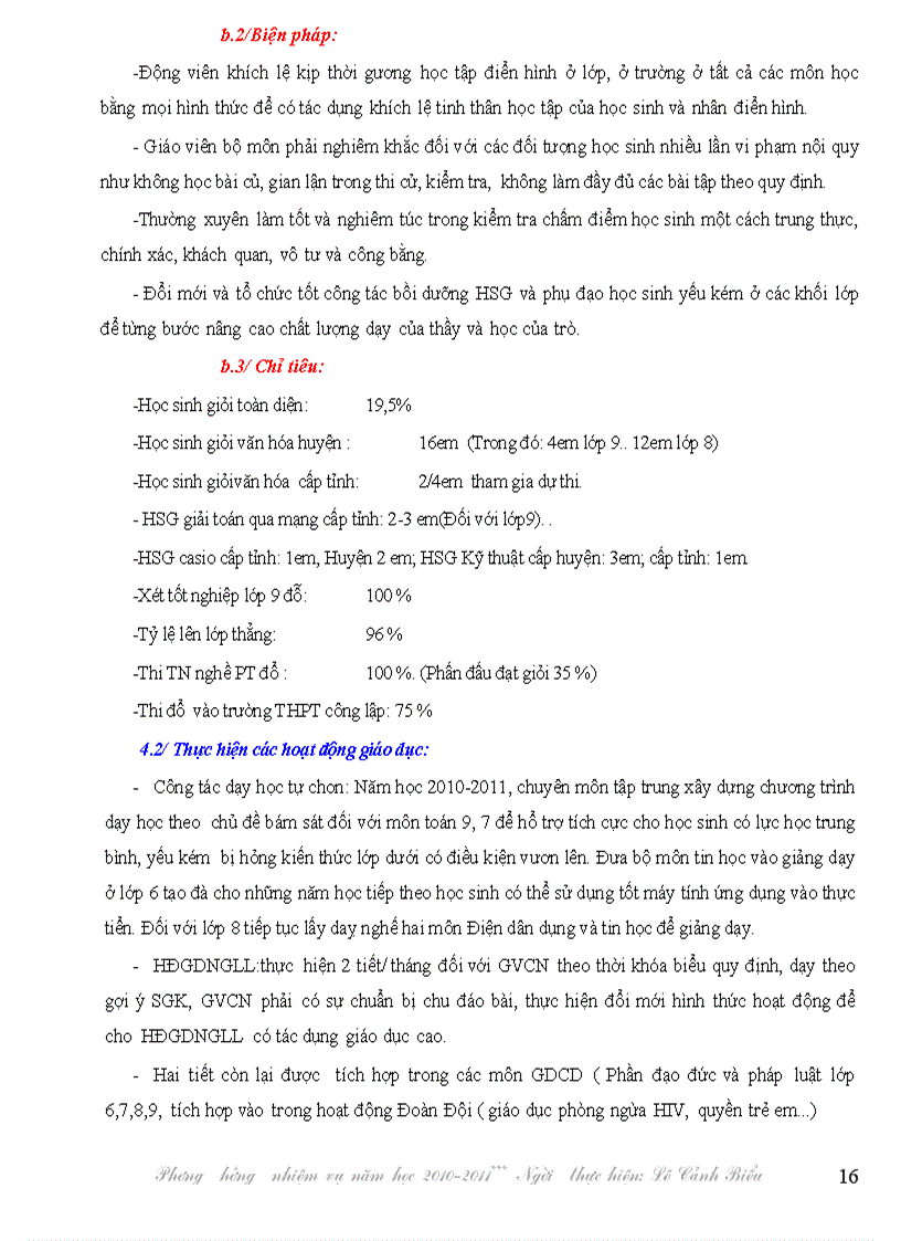 image for page Phương hướng nhiệm vụ CMTHCS 2010 2011