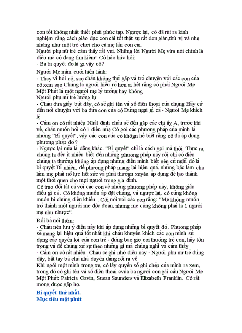 image for page Phút dành cho mẹ