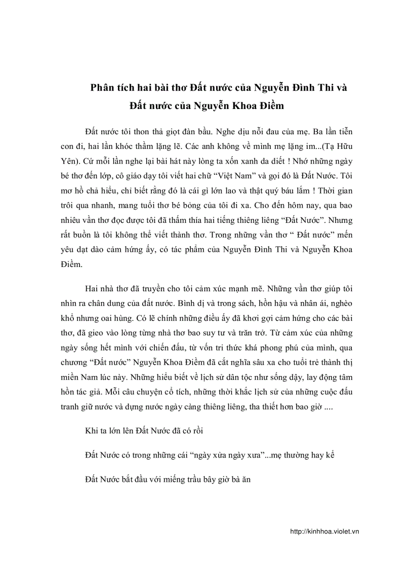 image for page PT 2 bài thơ Đất Nước của NĐT và NKĐ