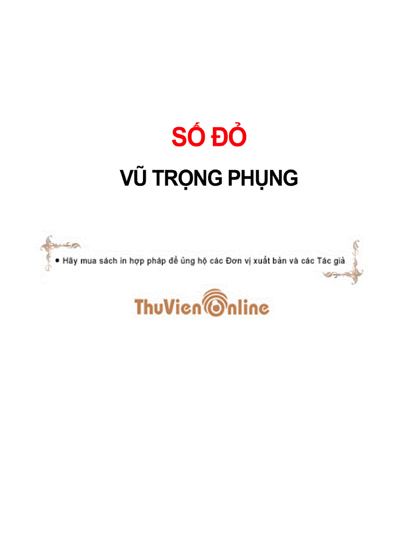 Sách Văn học Số Đỏ V T Phụng