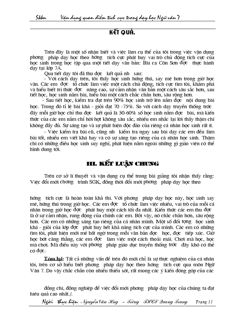 image for page SKKN Môn ngữ Văn hay