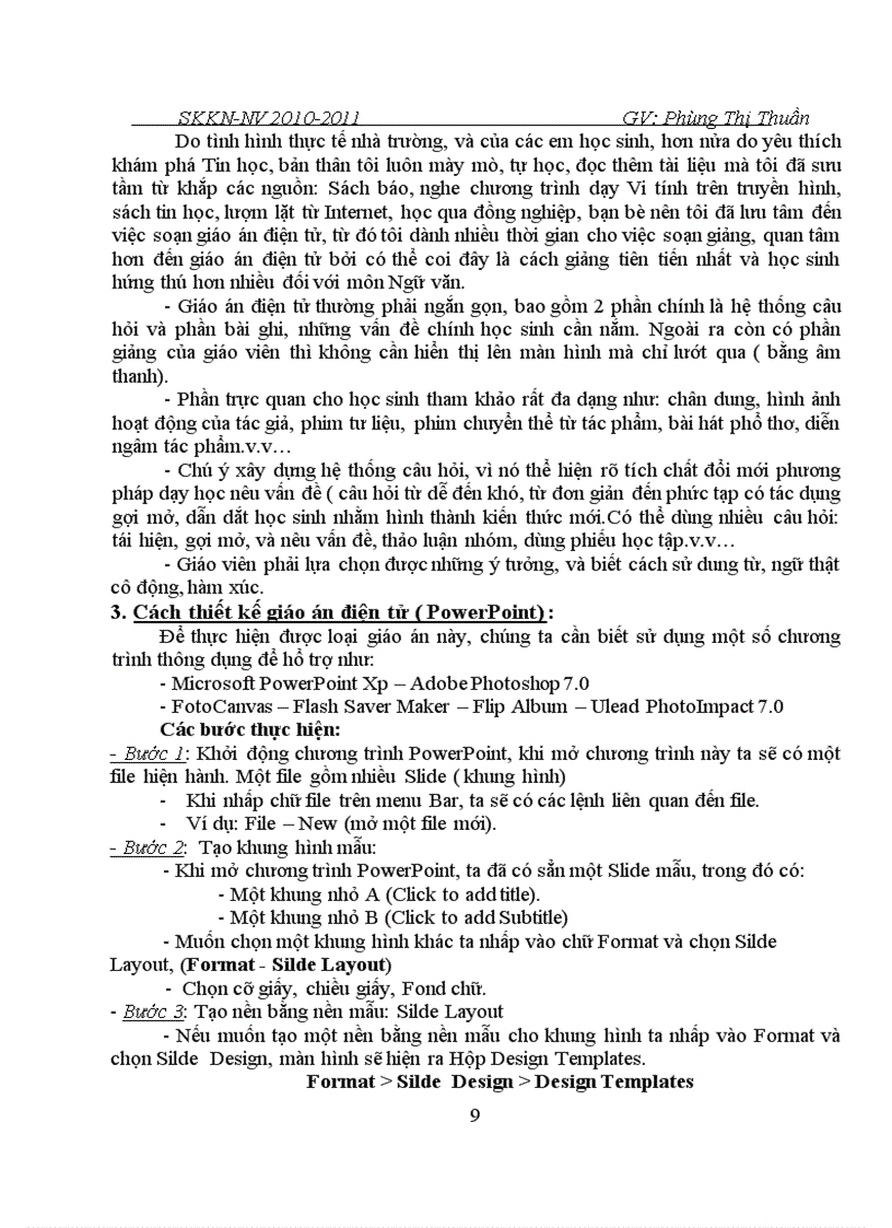 image for page SKKN Ứng dụng CNTT trong day học Ngữ văn