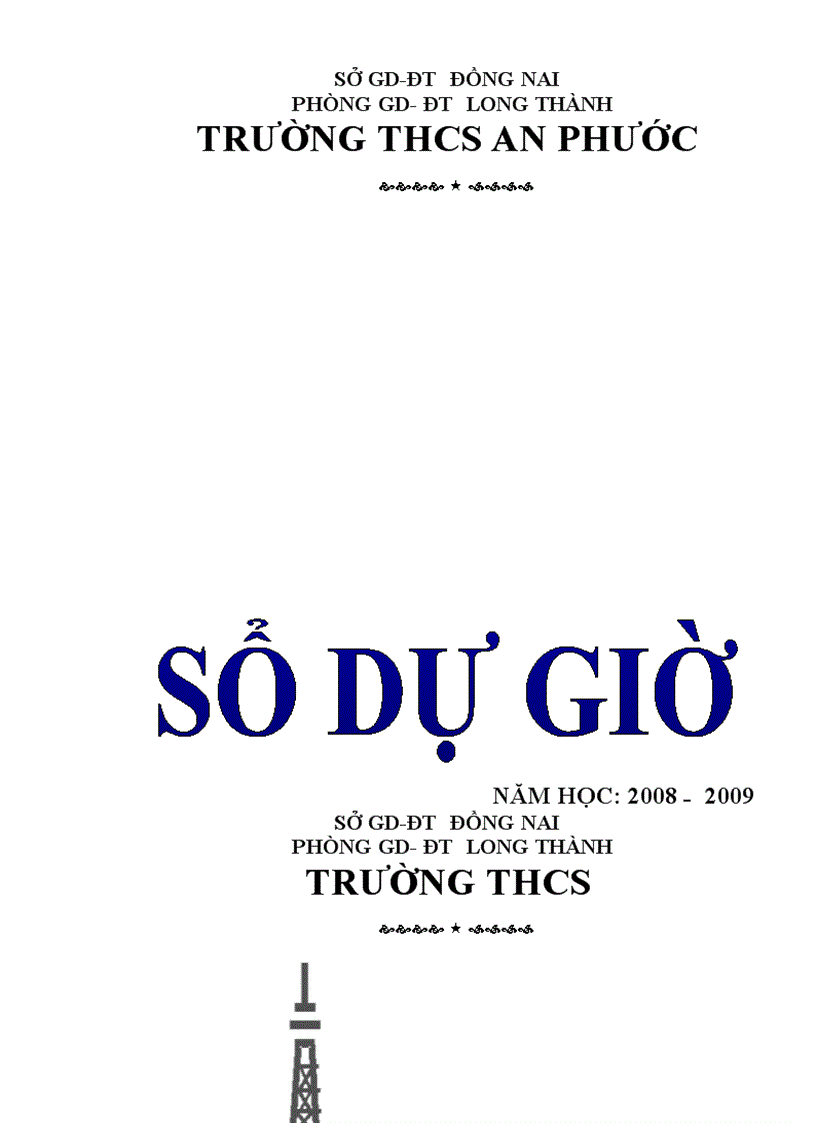 image for page Sổ dự giờ của GV