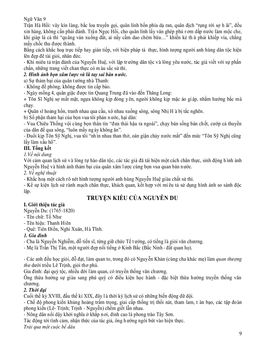 image for page Tài liệu Ngữ Văn 9 hay