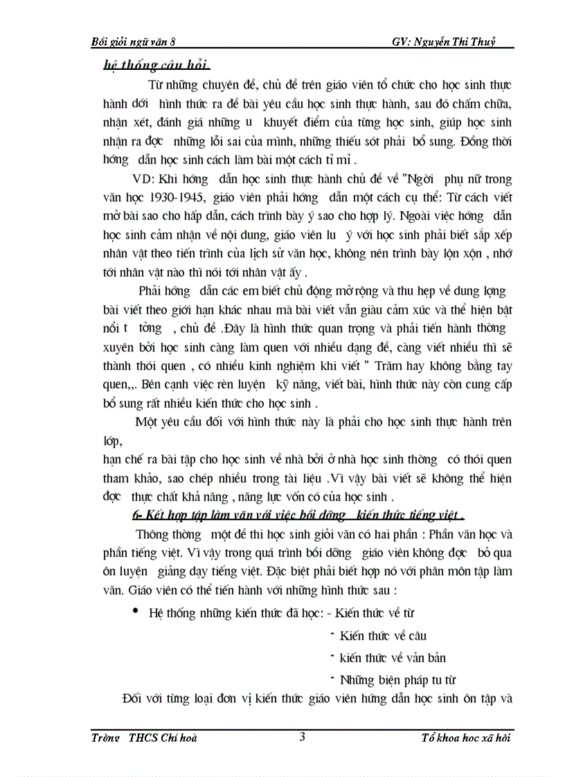 image for page Tài liệu ôn tập Ngữ văn 9 Ôn THPT HSG