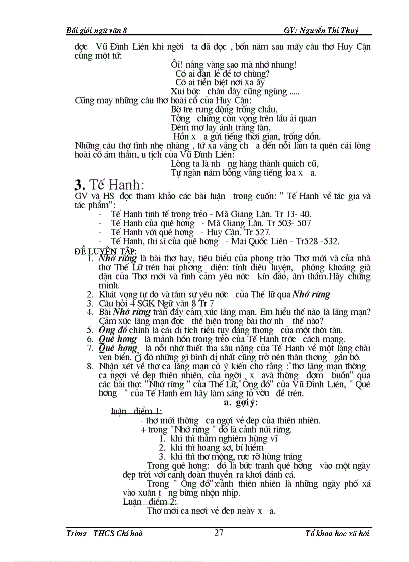 image for page Tài liệu ôn tập Ngữ văn 9 Ôn THPT HSG