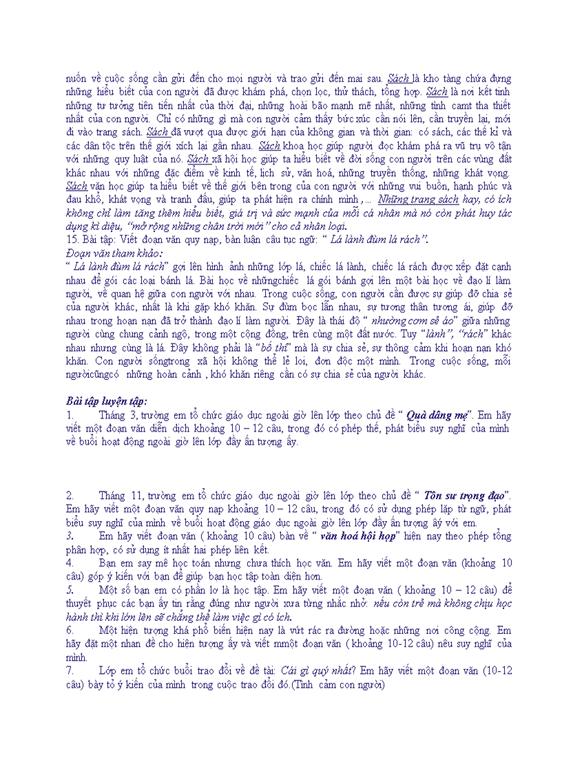 image for page Tài liệu ôn thi vào 10 môn Văn