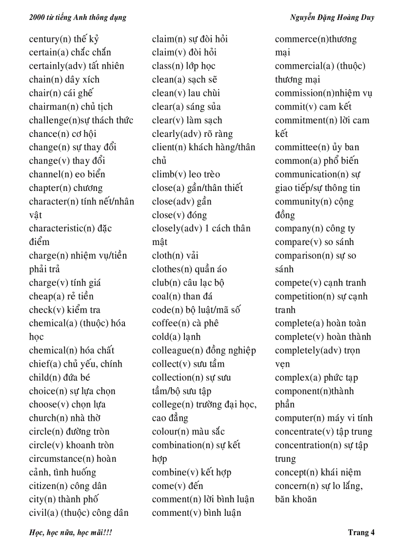 image for page Tài liệu tập hợp 2000 từ Tiếng Anh thông dụng