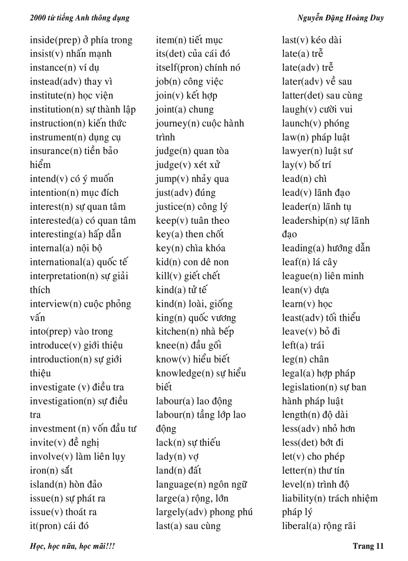 image for page Tài liệu tập hợp 2000 từ Tiếng Anh thông dụng