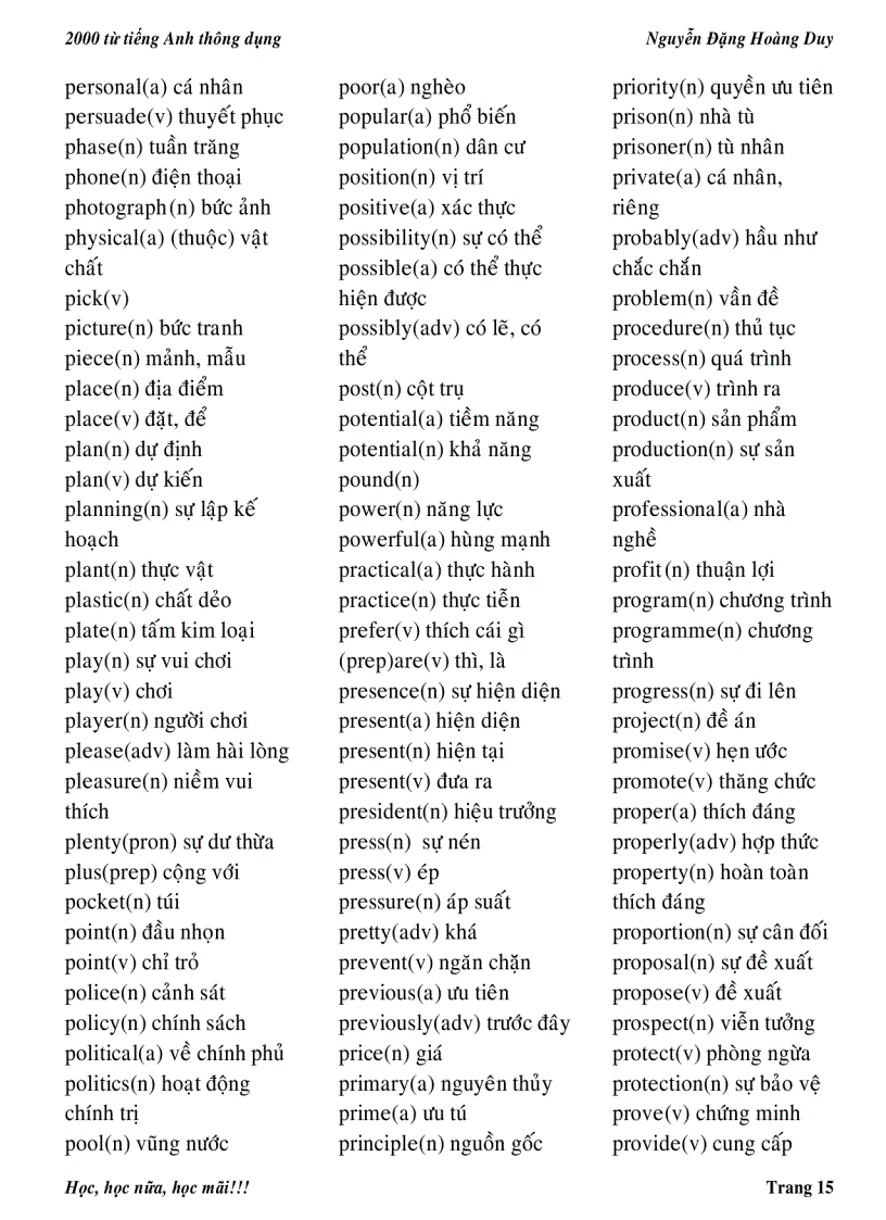 image for page Tài liệu tập hợp 2000 từ Tiếng Anh thông dụng