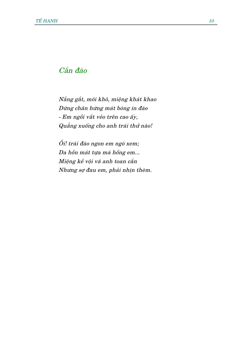 image for page Tập thơ Nghẹn ngào Tế Hanh