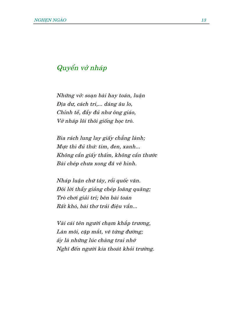 image for page Tập thơ Nghẹn ngào Tế Hanh
