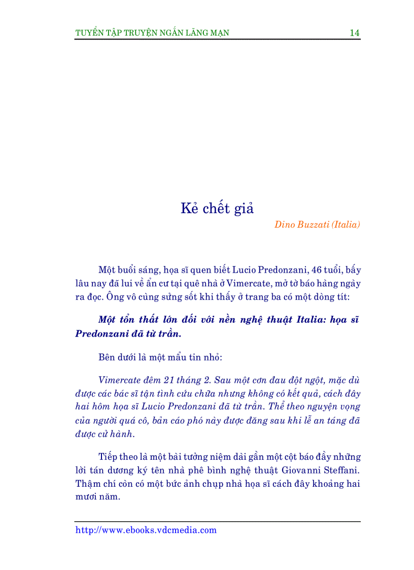 image for page Tập truyện ngắn lãng mạn Tập 2