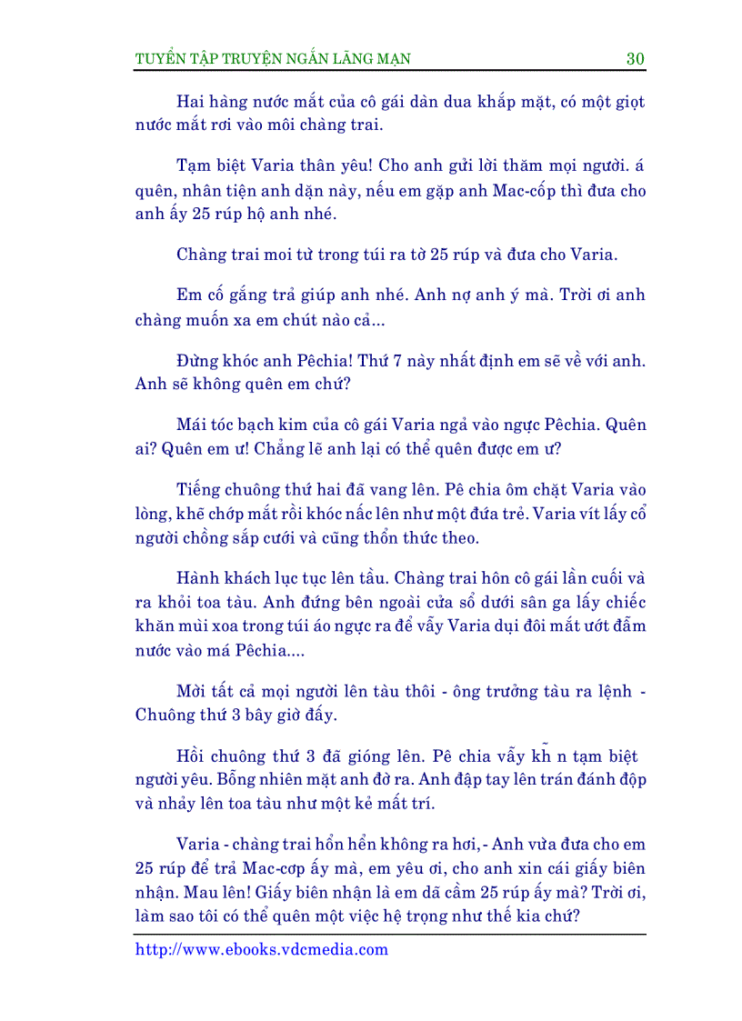 image for page Tập truyện ngắn lãng mạn Tập 2