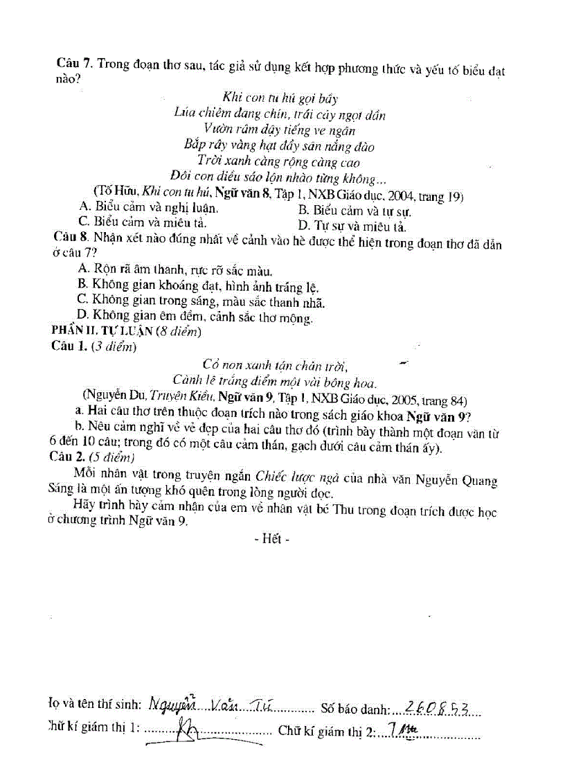 image for page Thi vào chuyên văn