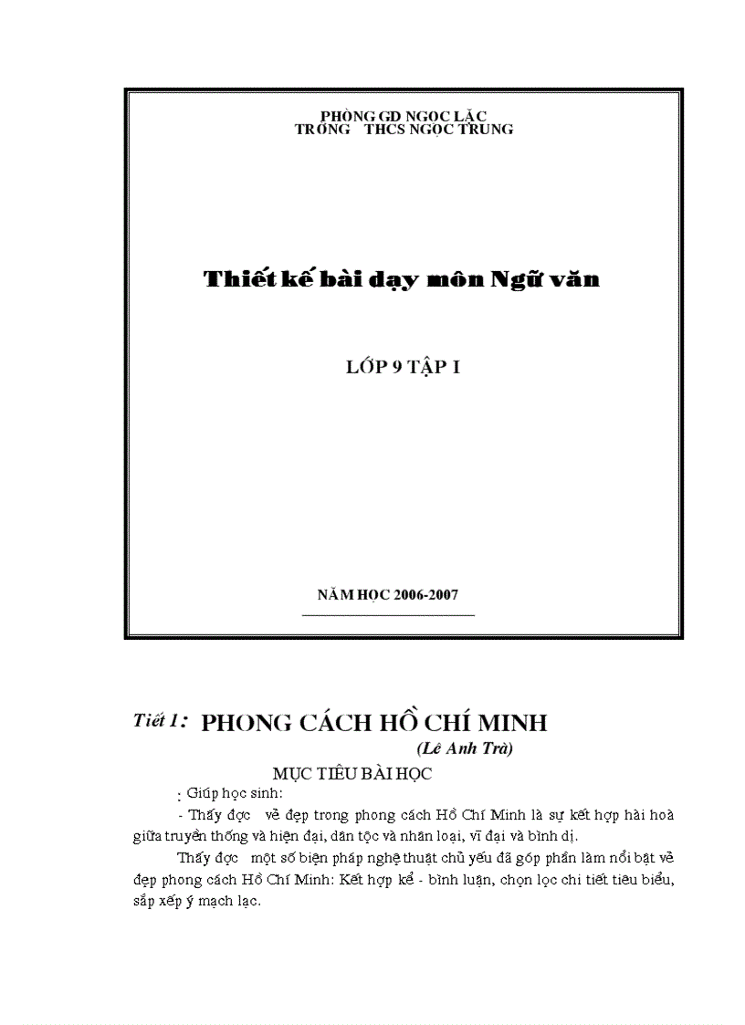 image for page Thiet ke bai giang ngu van 9