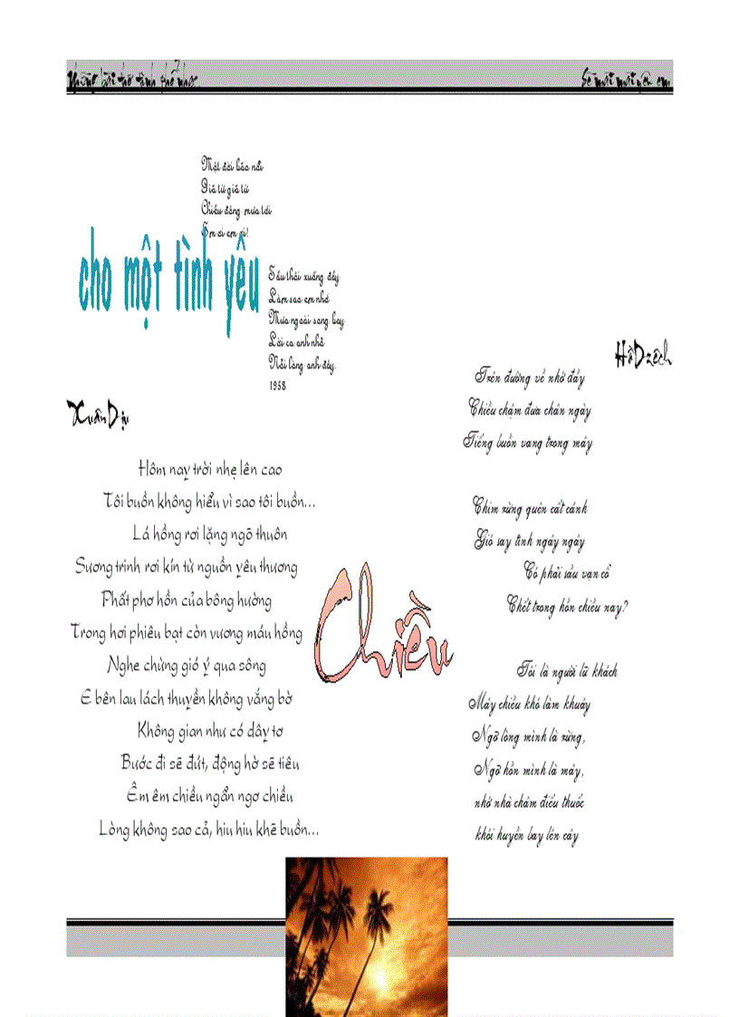 image for page Thơ phổ nhạc