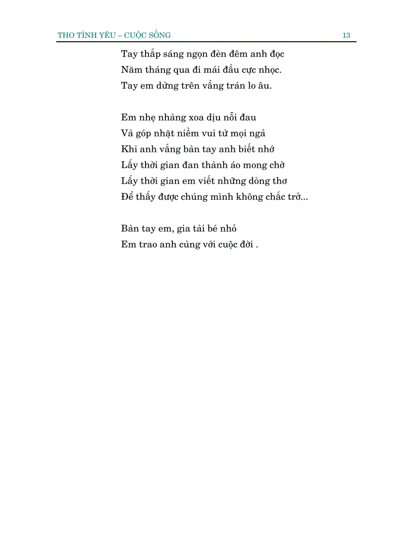 image for page Thơ tình yêu và cuộc sống