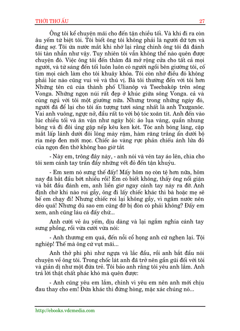 image for page Thời thơ ấu Macxim Gorki