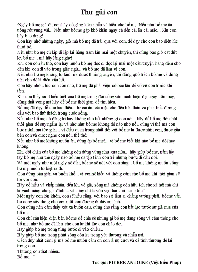 image for page Thư gửi con