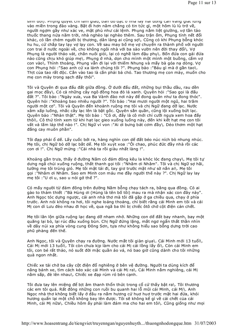 image for page Thương nhớ đồng quê Nguyễn Huy Thiệp