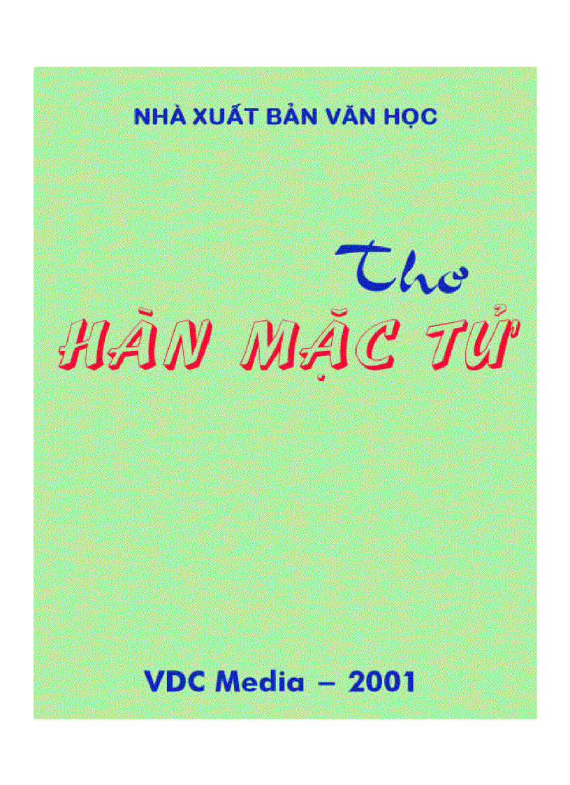 image for page Thơ hàn mặc tử 1