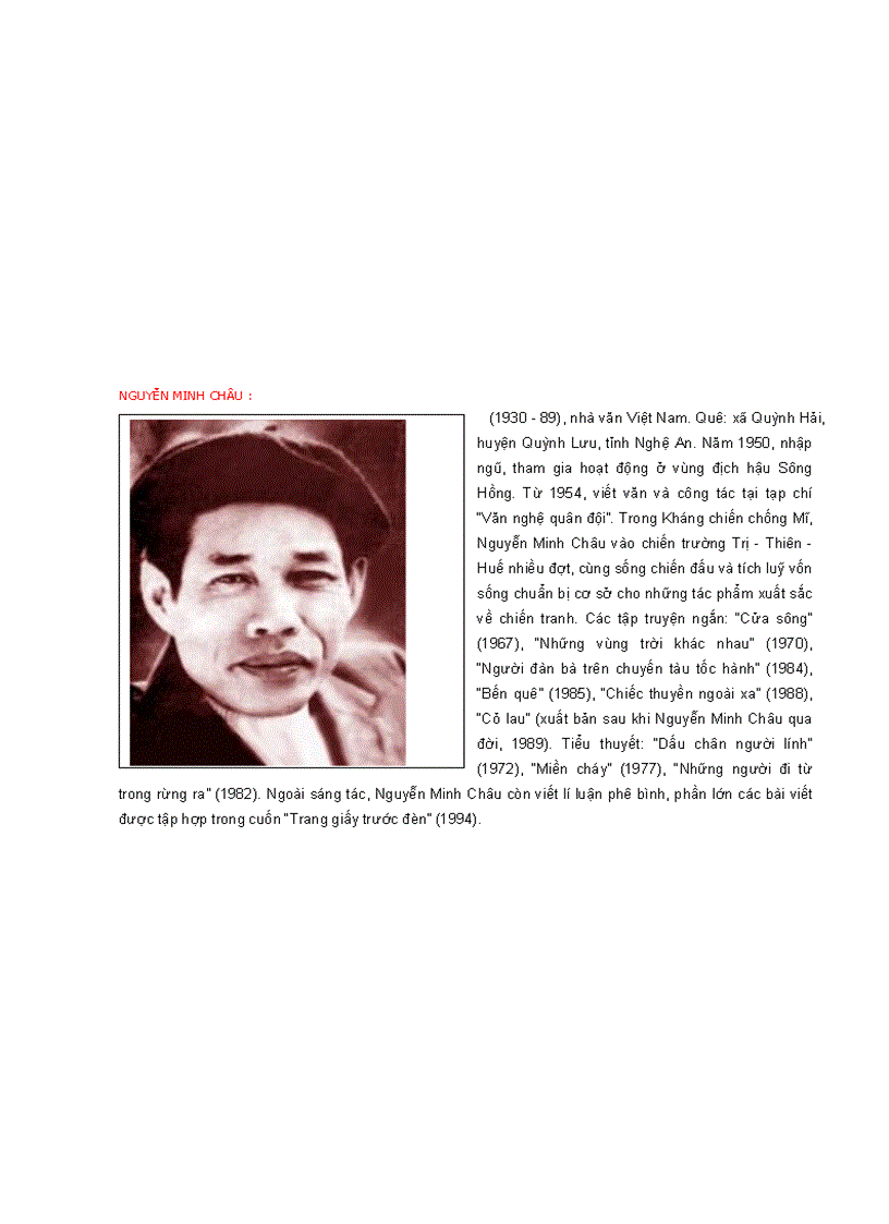 image for page Tieu su hinh anh cac nha van