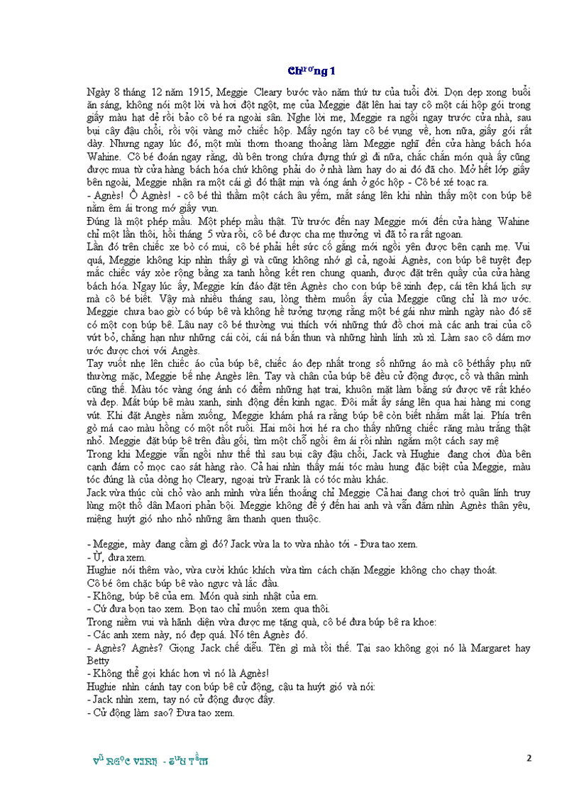 image for page Tiếng chim hót trong bụi mận gai 1