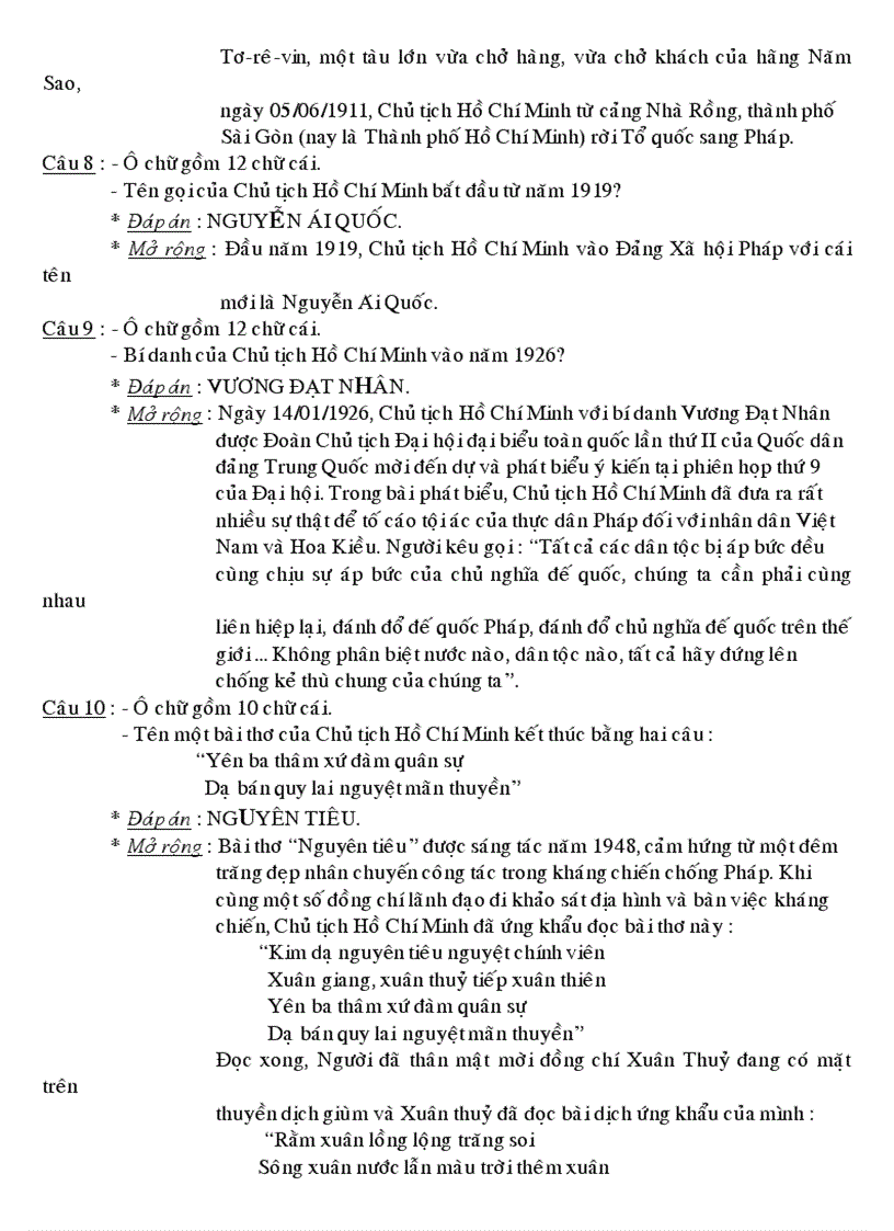 image for page Trò chơi giải ô chữ