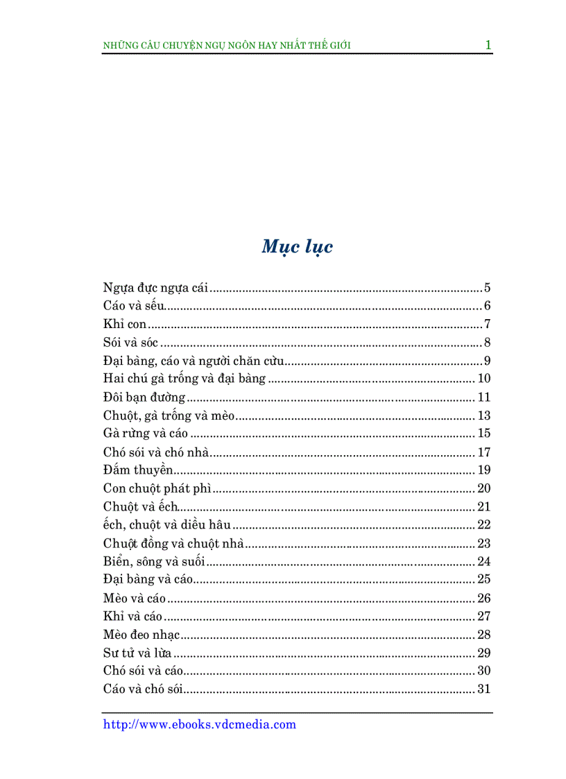 image for page Truyện ngụ ngôn tg tuyển chọn
