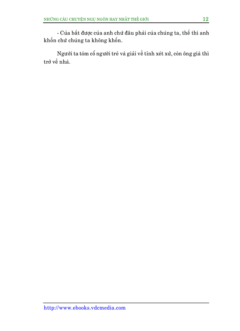 image for page Truyện ngụ ngôn tg tuyển chọn