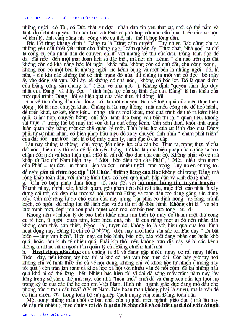 image for page Tư liệu tich lũy