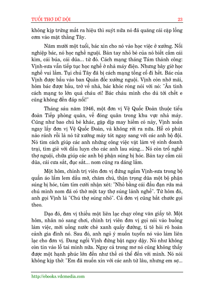 image for page Tuổi thơ dữ dội