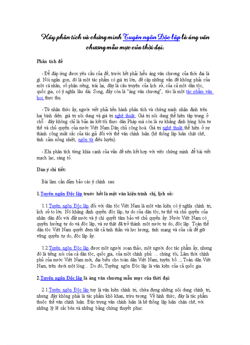 image for page Tuyên ngôn độc lập